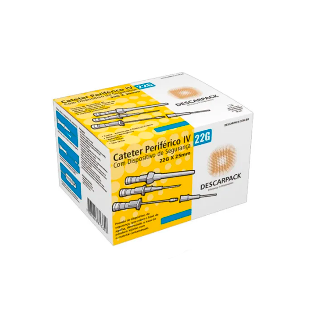 Kit Com 10 peças - Cateter Periferico para Furar o Nariz Descarpack ...